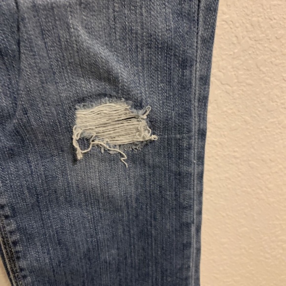 White House Black Market Denim Slim Crop Jean Pant Womans Reg 0 - Picture 8 of 12